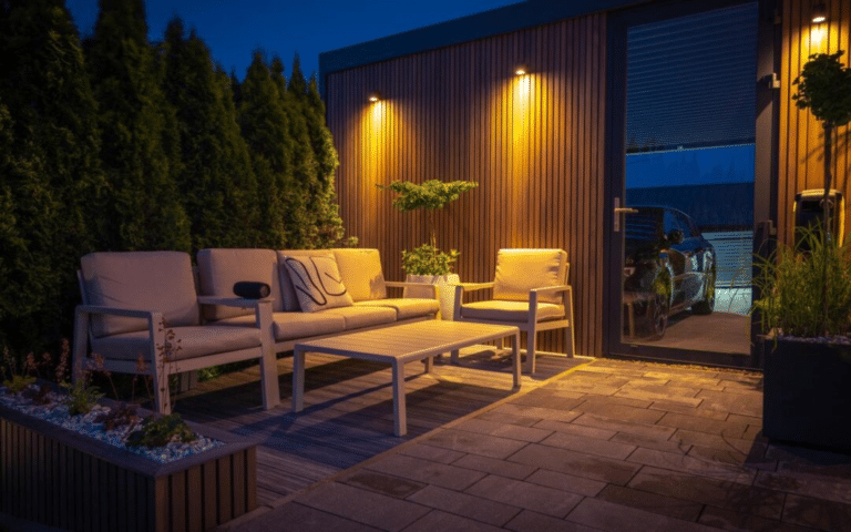 Techos de terraza con diseño minimalista y contemporáneo